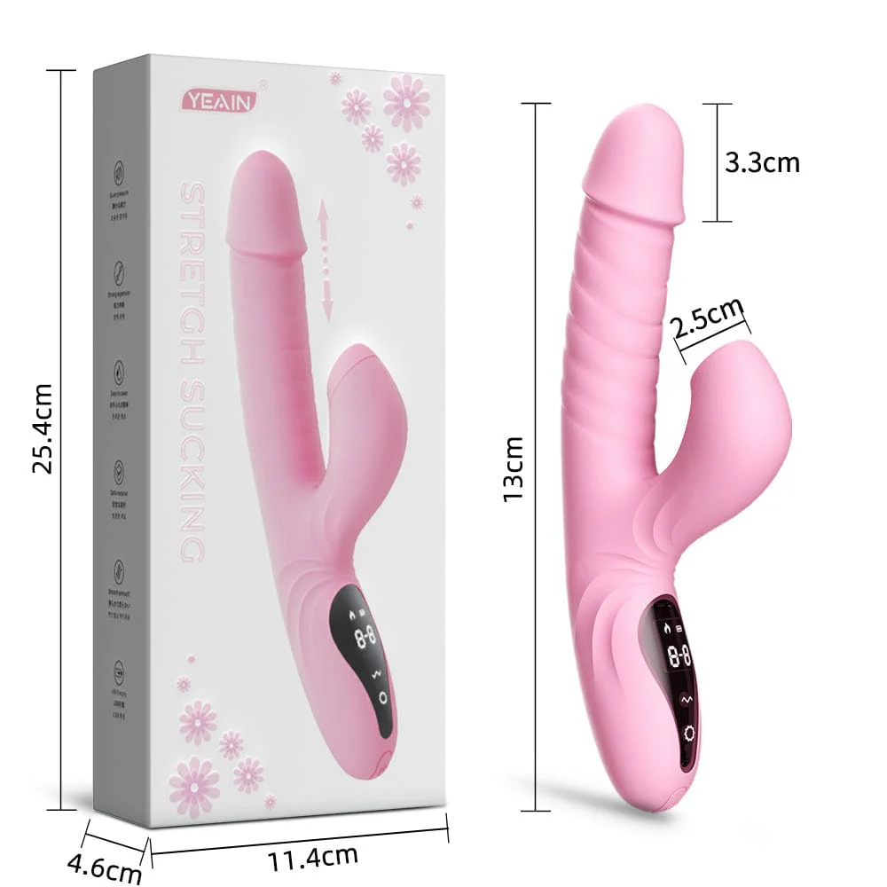 Suck Telescopic Heating Vibrator - Image 2