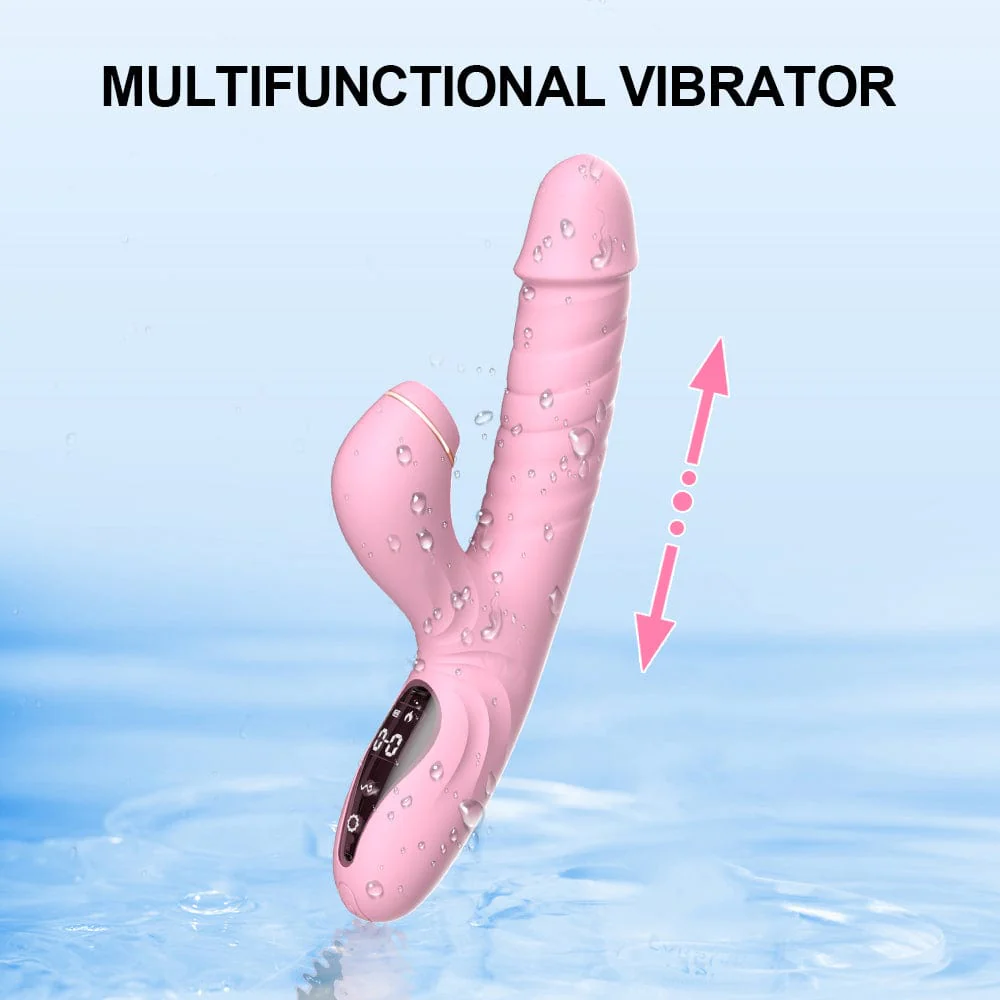 Suck Telescopic Heating Vibrator - Image 3