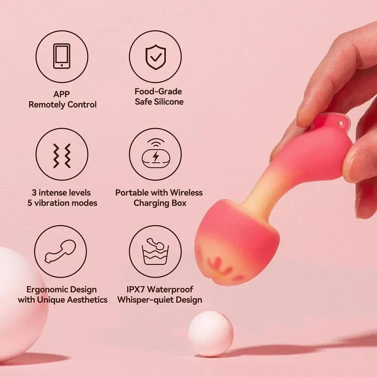 Sunset Mushroom Vibrator G Spot Clitoris Vibrator With Charging Warehouse - Image 8