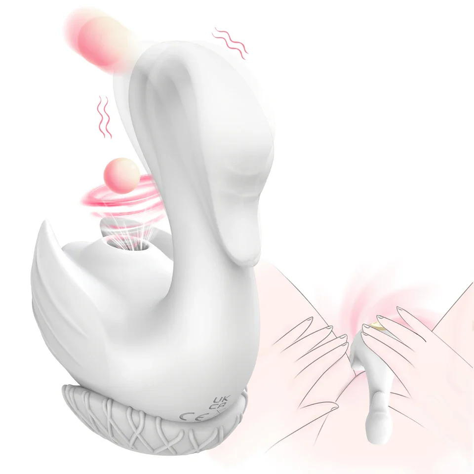 Swan Sucking Clitoral Nipple Stimulation Vibrator