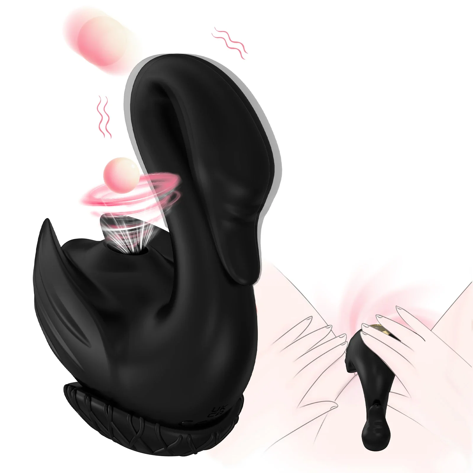 Swan Sucking Clitoral Nipple Stimulation Vibrator - Image 9