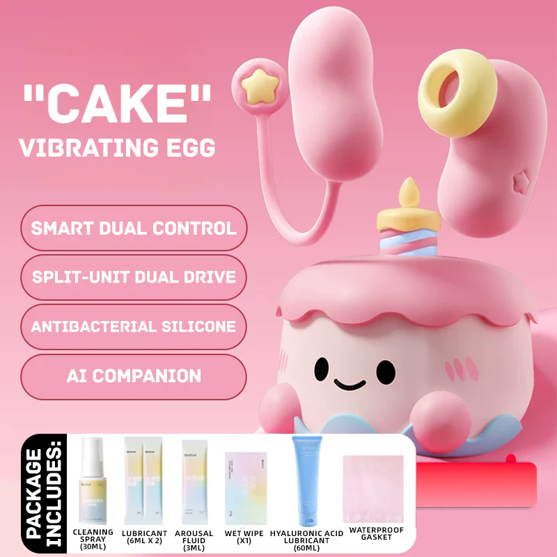 Sweetheart Cake Party App Remote Control Love Egg Suction Vibrator Set - Image 10