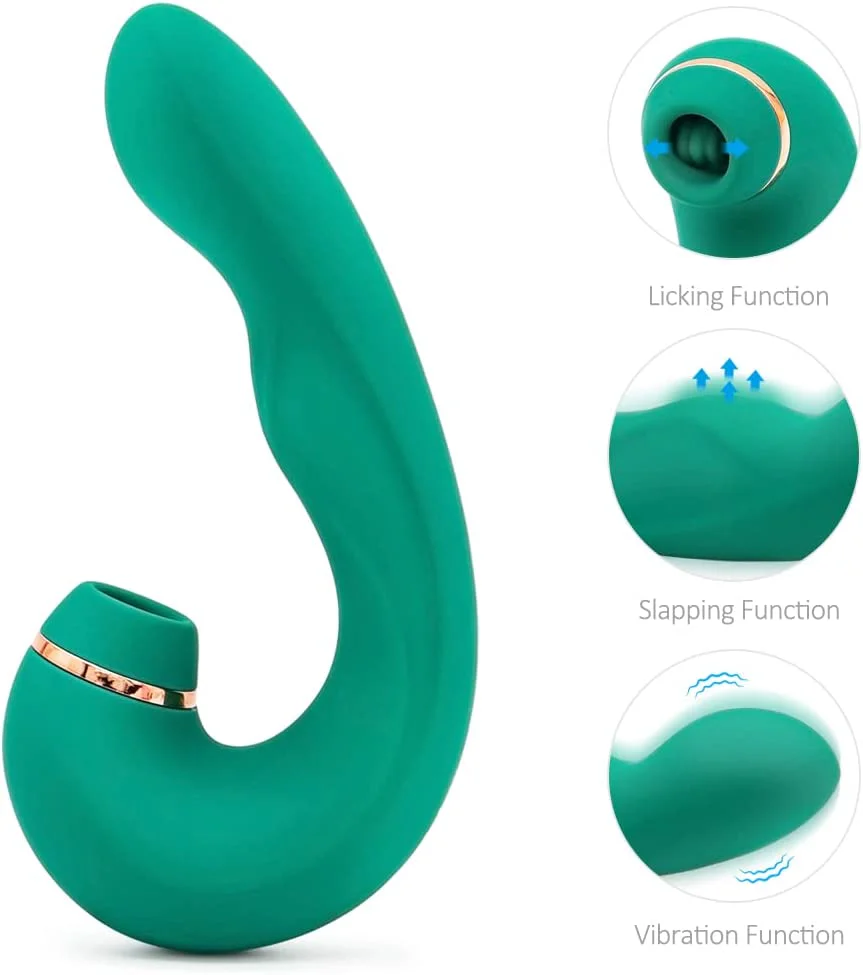 Tapping Sucking G-spot Vibrator - Image 4