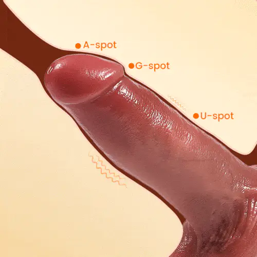 Thick Thrusting Vibrating Heating Realistic Dildo with Strong Suction Cup and Remote Control - Image 2