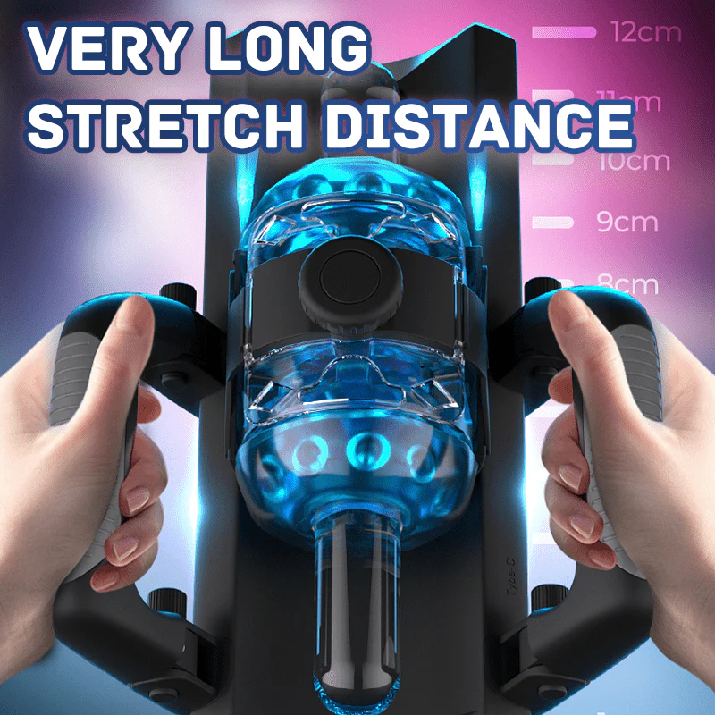 Thrusting Cannon King Mini 6-Segment Fixed-point Telescopic Male Masturbator - Image 5