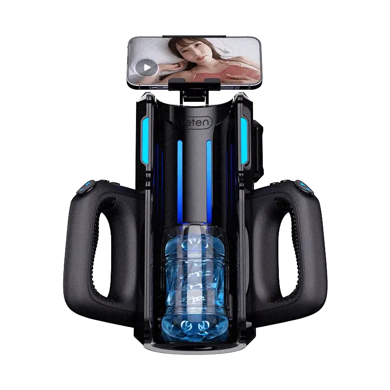 Thrusting Cannon King Sex Toy for Men with Liner Powered by Leten
