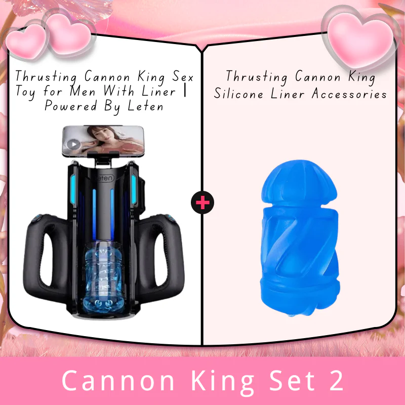 Thrusting Cannon King Sex Toy for Men with Liner Powered by Leten - Image 9