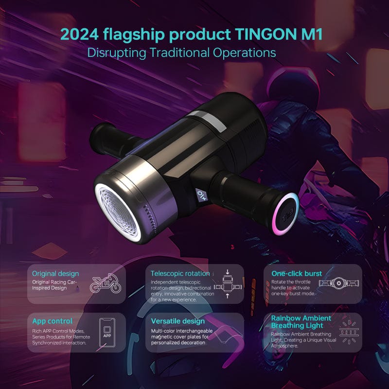 Tingon M1 Intelligent Rotation Thrusting Male Masturbator APP Control - Image 3