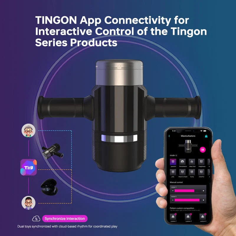 Tingon M1 Intelligent Rotation Thrusting Male Masturbator APP Control - Image 7