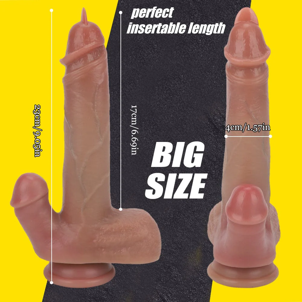 Tongue Dick Strong Suction Cup Realistic Big Size Penis - Image 8