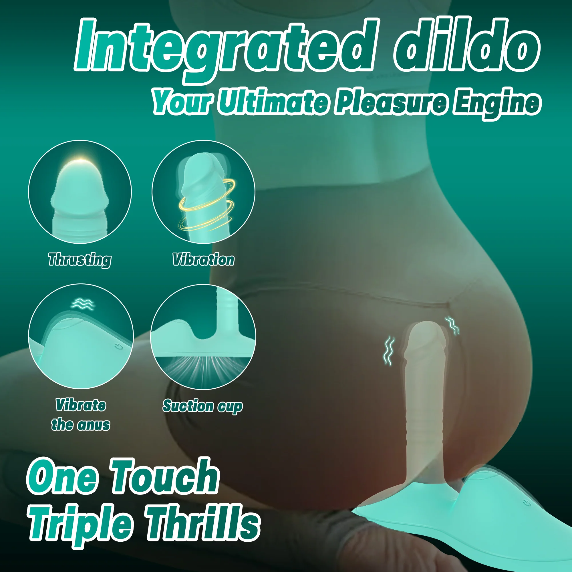Upgraded Riding-Style Cushion Thrusting G Spot Vibrator With Remote Control - Image 2