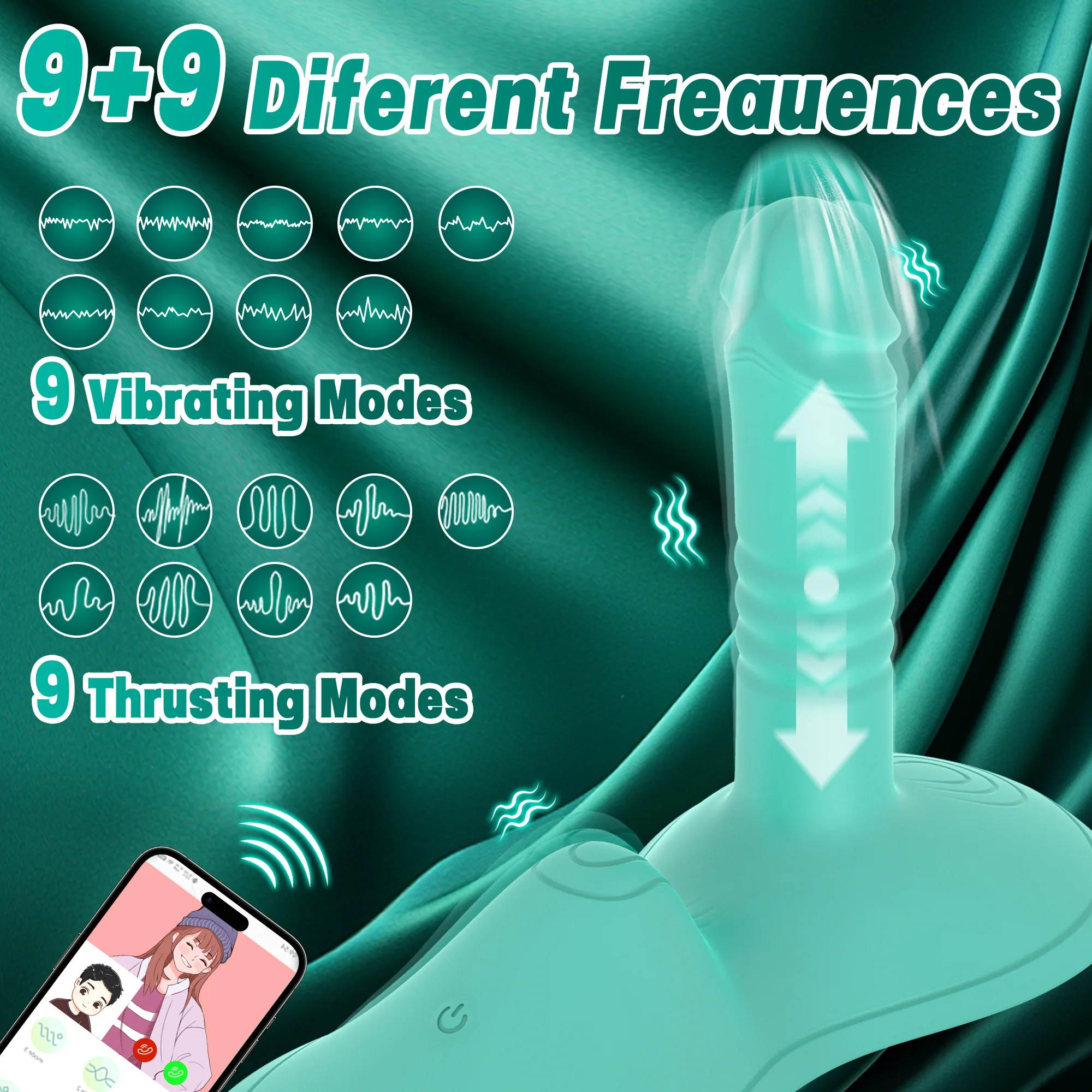Upgraded Riding-Style Cushion Thrusting G Spot Vibrator With Remote Control - Image 3