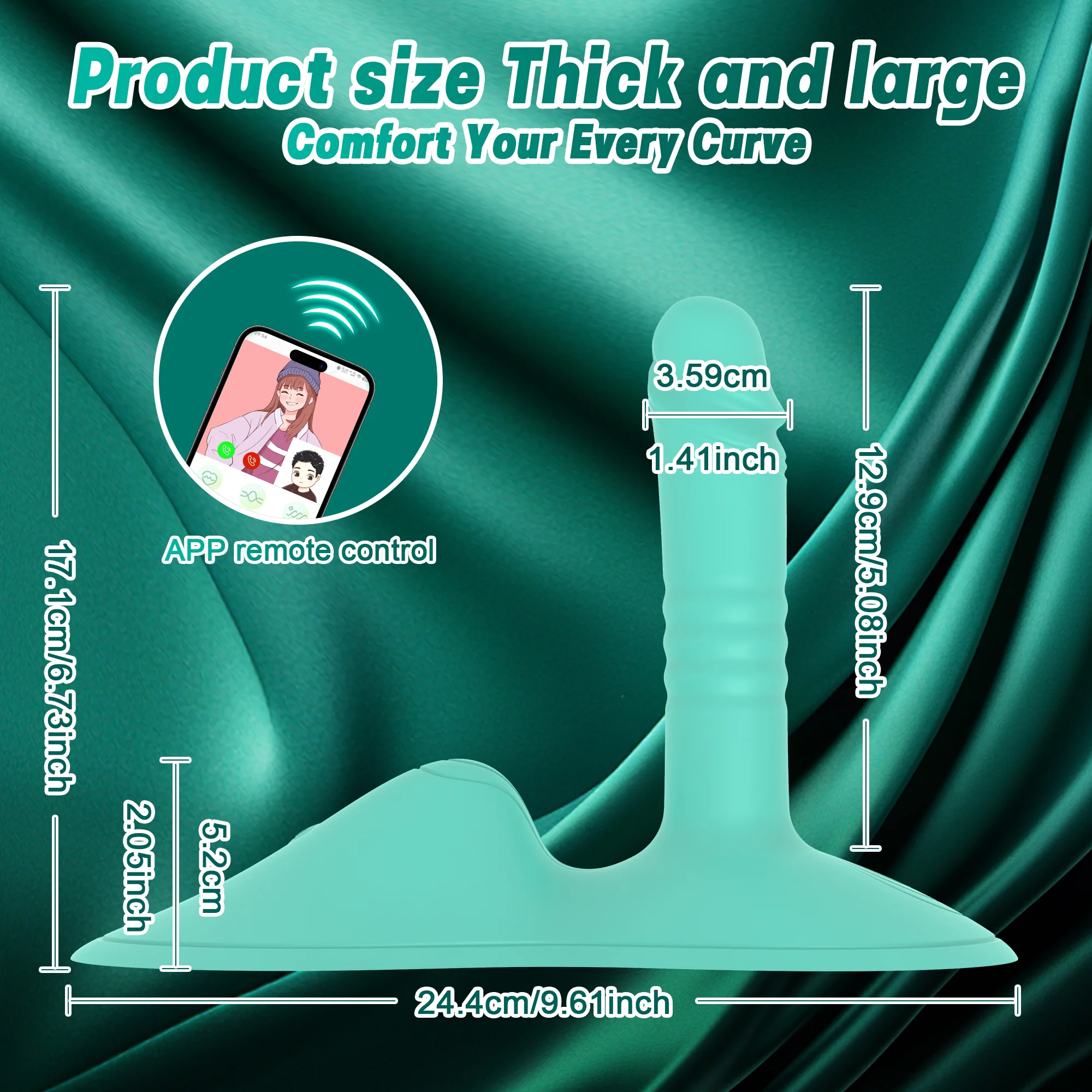 Upgraded Riding-Style Cushion Thrusting G Spot Vibrator With Remote Control - Image 7