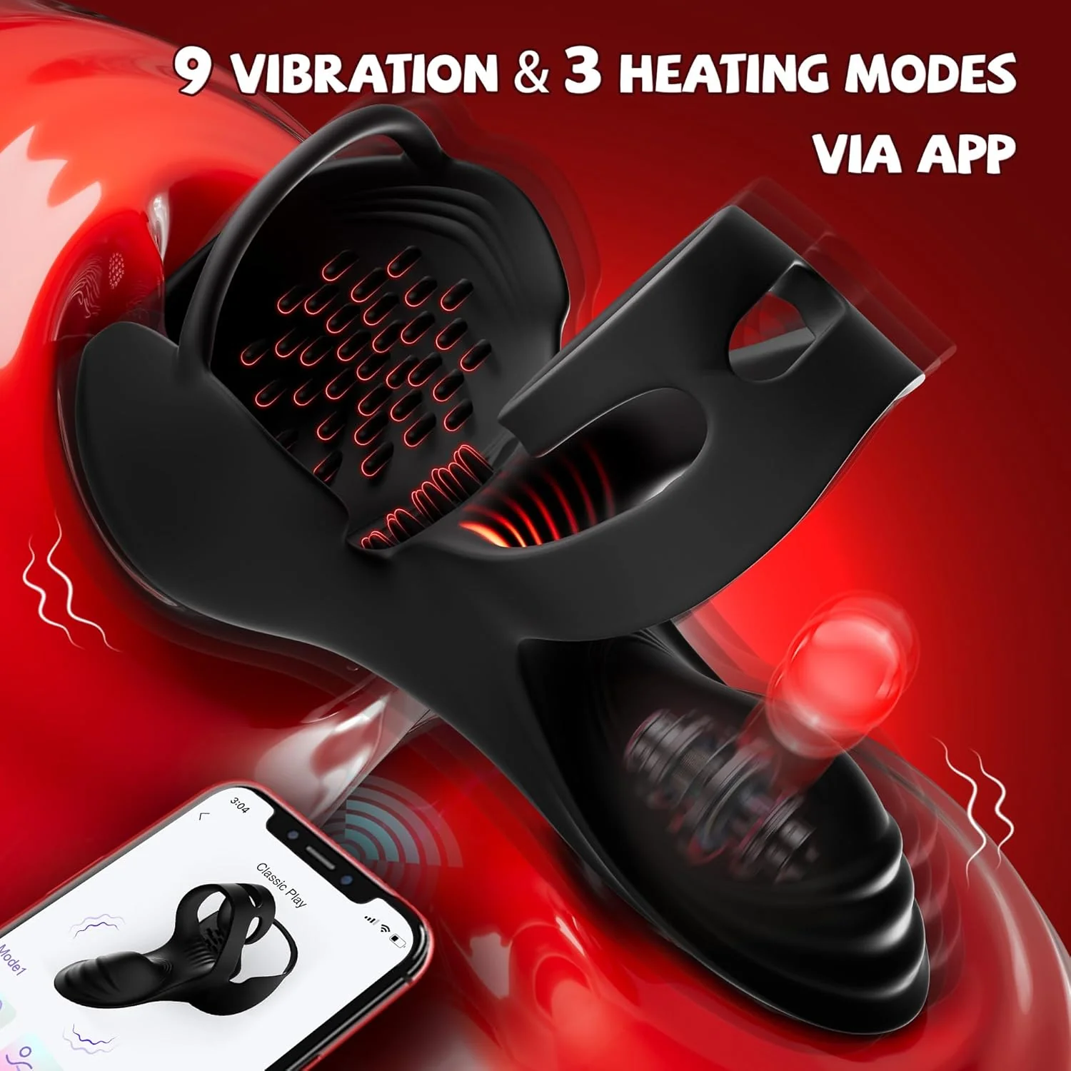 Vibrating Penis Ring Testicle Vibrator - Image 3