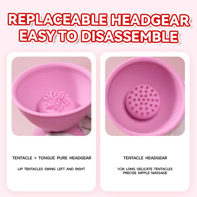 Vibrating Rotation Breast Massager Clitoral Stimulator Remote Control - Image 3
