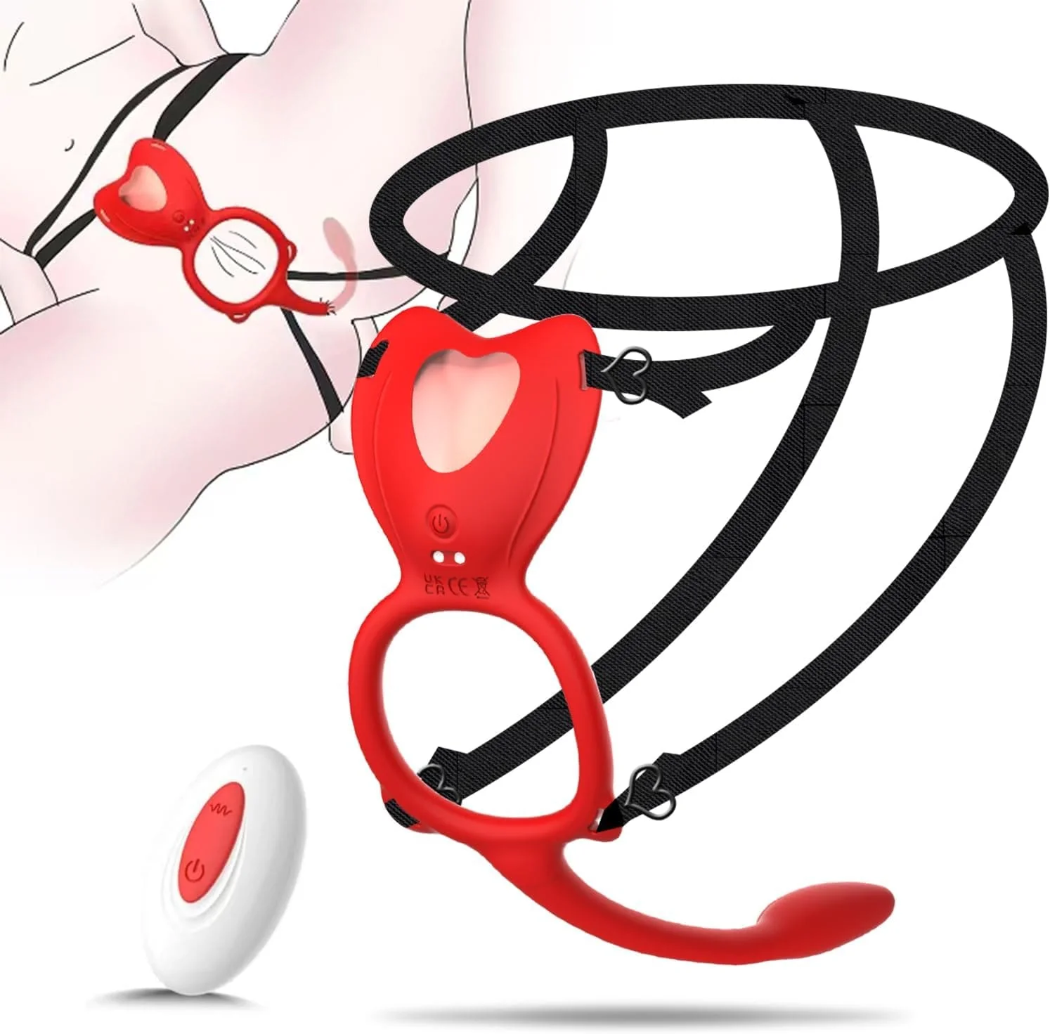Wearable Panty Clitoral Anal Vibrator With Remote Control - Image 2