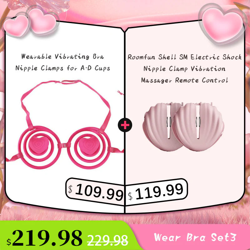 Wearable Vibrating Bra Nipple Clamps for A-D Cups - Image 11