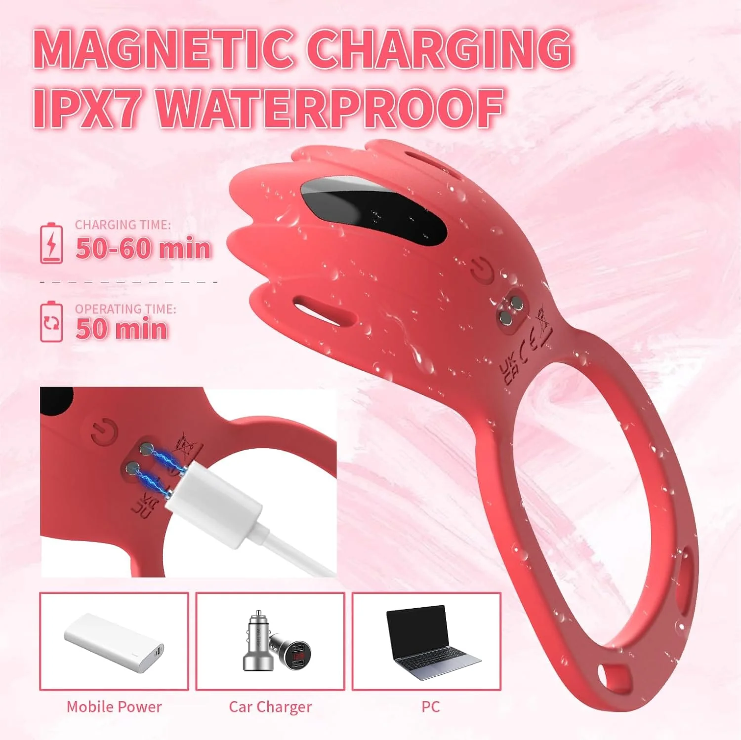 Wearable Panty Vibrator Vibrating Penis Ring Clitoral Stimulator 9 Vibration Modes - Image 7