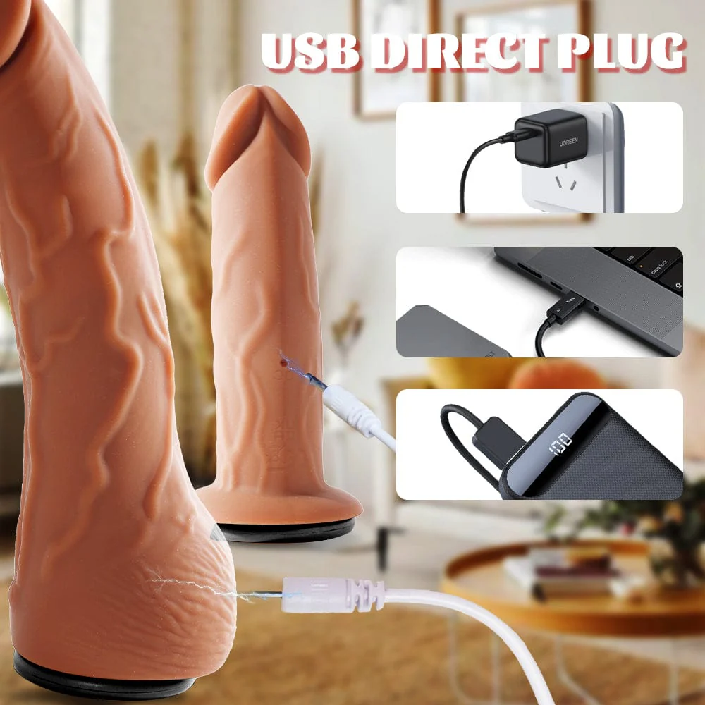 Yeain Wearable Double-headed Thrusting Dildo Vibrator For LGBT - Image 8
